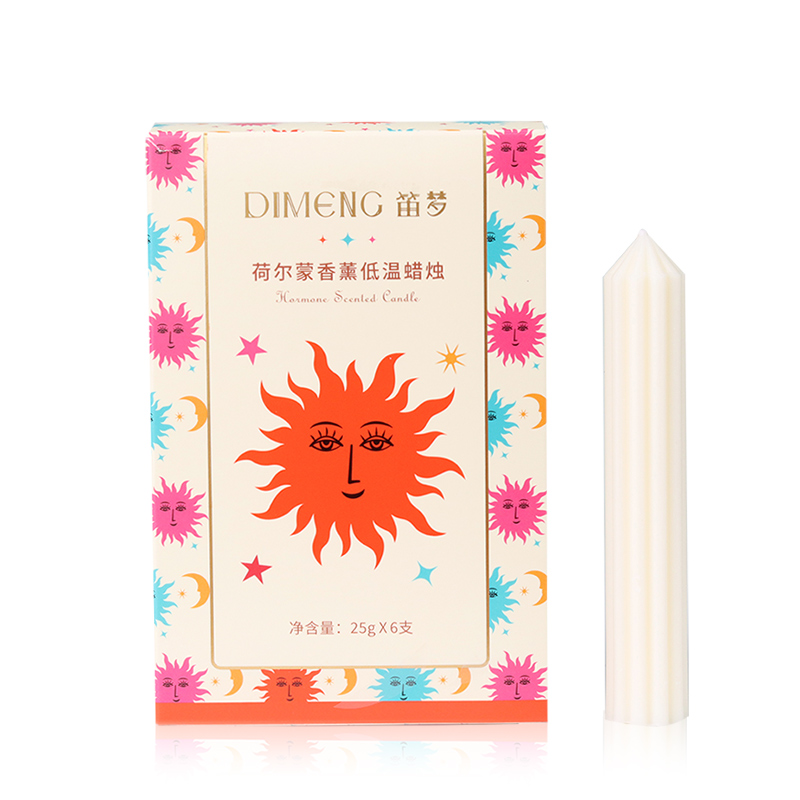 香薰蜡烛 小形罗马柱 25g*6
