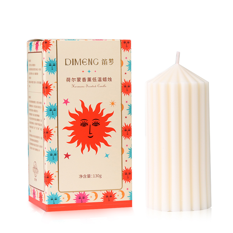 香薰低温蜡烛 罗马柱 130g